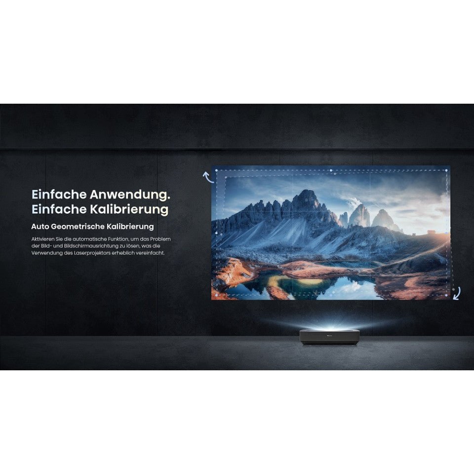 Hisense Hisense PL1 Laser TV Bundle (PL1 Ultrakurzdistanz - Beamer + Ultrakurzdistanz - Leinwand DLT100 - B1 100 Zoll) – Laser TV, Beamer, Laser TV - Zubehör – Bild 9