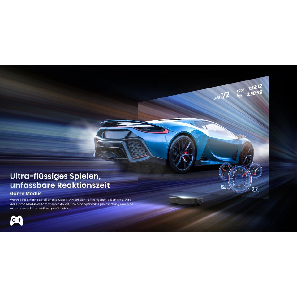 Hisense Hisense PL1 Laser TV Bundle (PL1 Ultrakurzdistanz - Beamer + Ultrakurzdistanz - Leinwand DLT100 - B1 100 Zoll) – Laser TV, Beamer, Laser TV - Zubehör – Bild 11