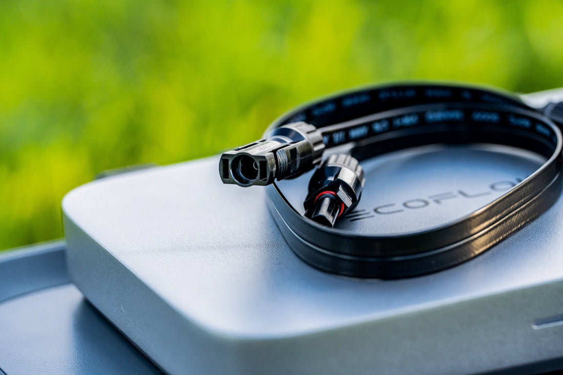 ECOFLOW EUROPE S.R.O. EcoFlow Superflaches MC4 - Kompatibles Kabel Fensterdurchführung – Steuerung – Bild 2