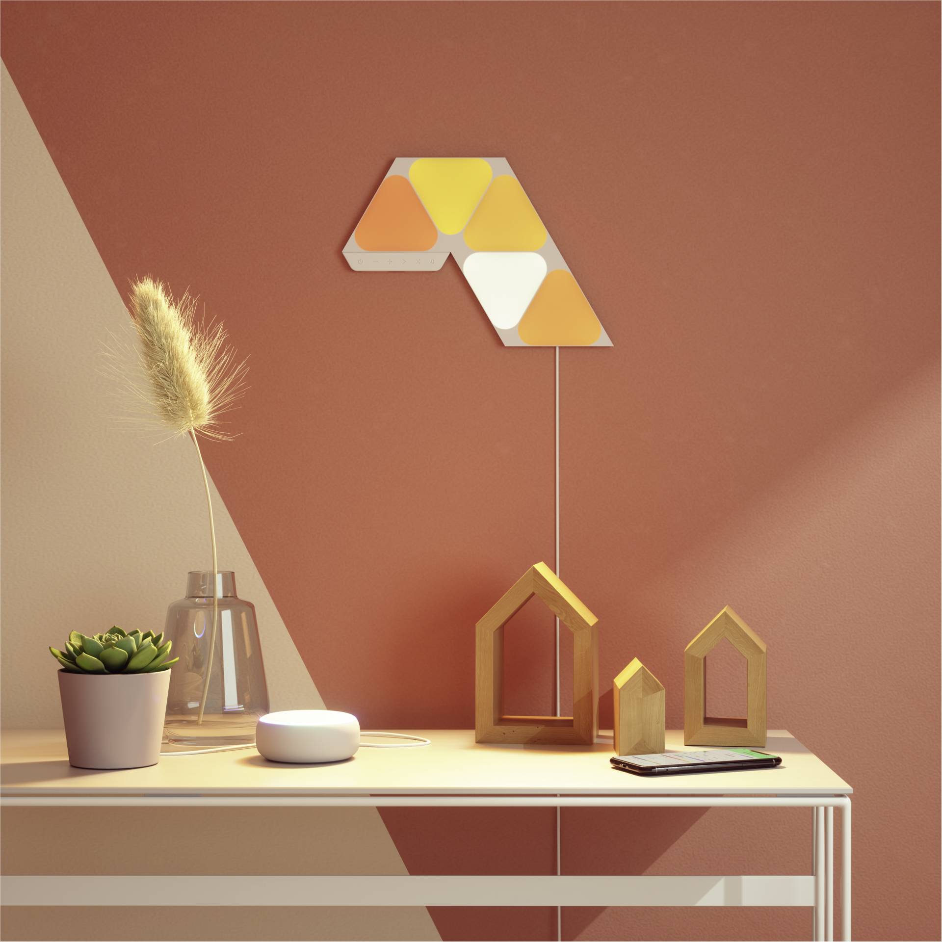 Nanoleaf façonne des mini triangles