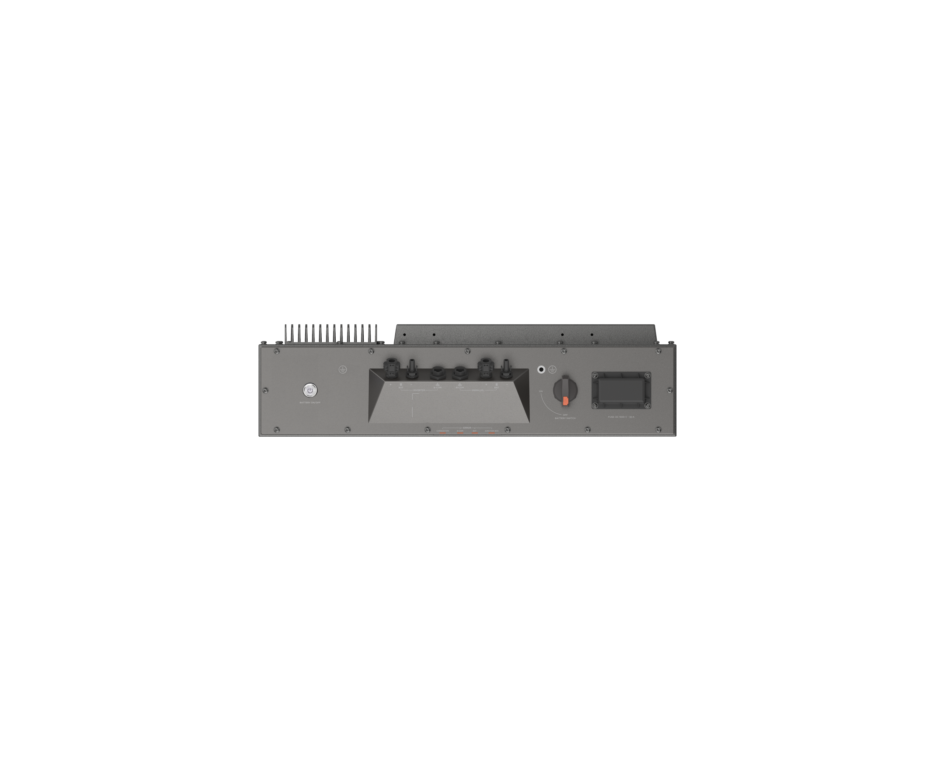 EcoFlow PowerOcean Batterie Junction Box und Batteriehalter
