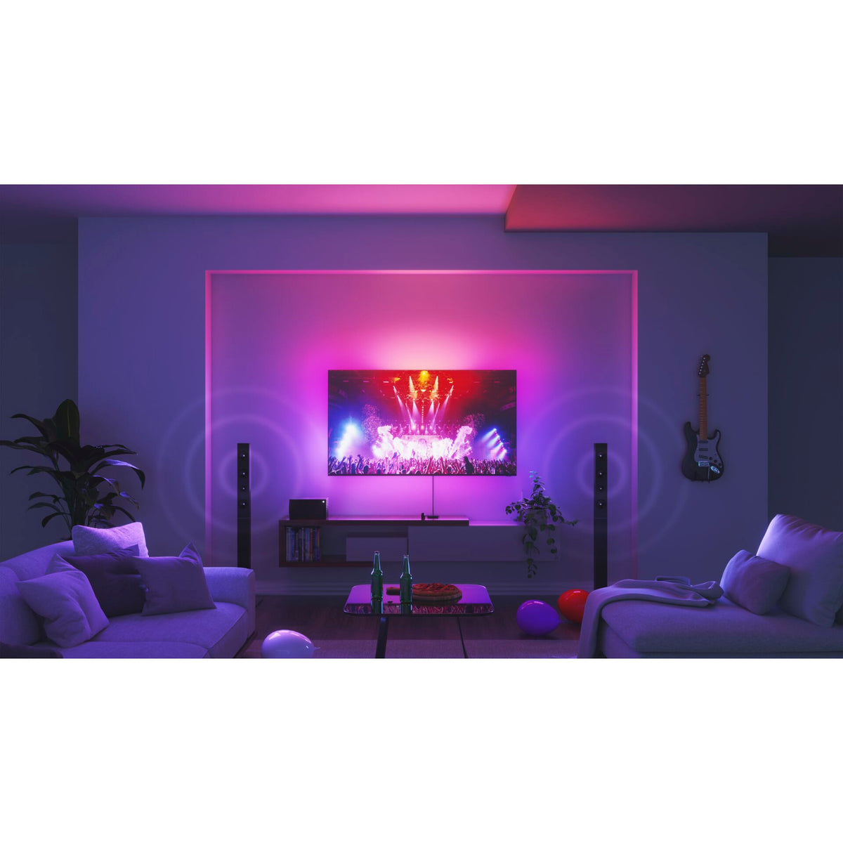 Miroir d'écran Nanoleaf 4D + kit de bandes lumineuses