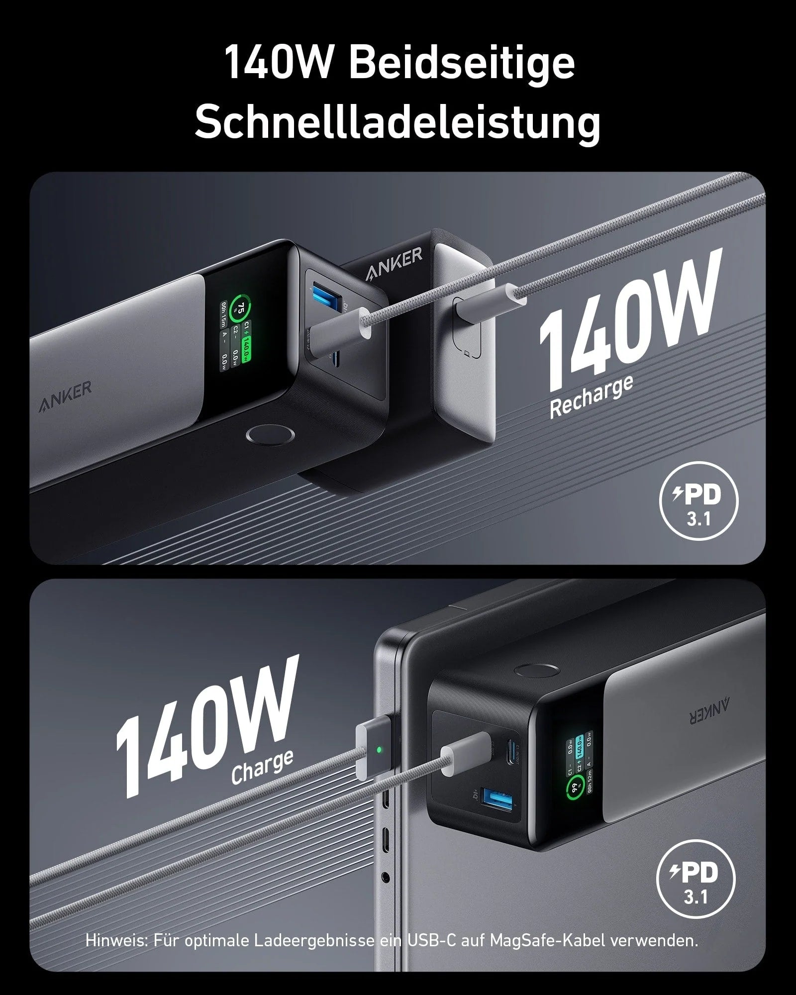 ANKER 737 Power Bank 140W
