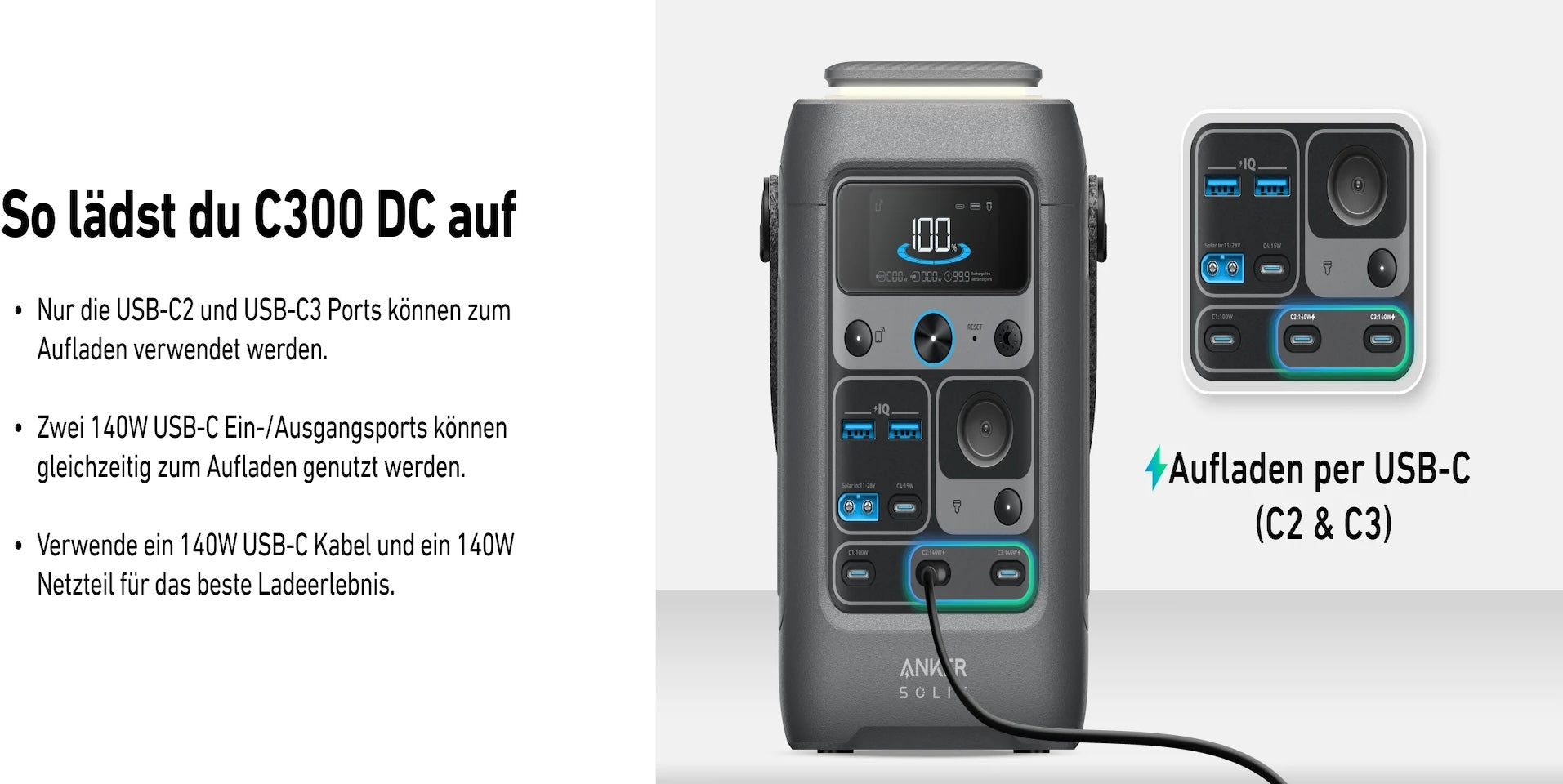 Anker SOLIX C300 DC Powerstation