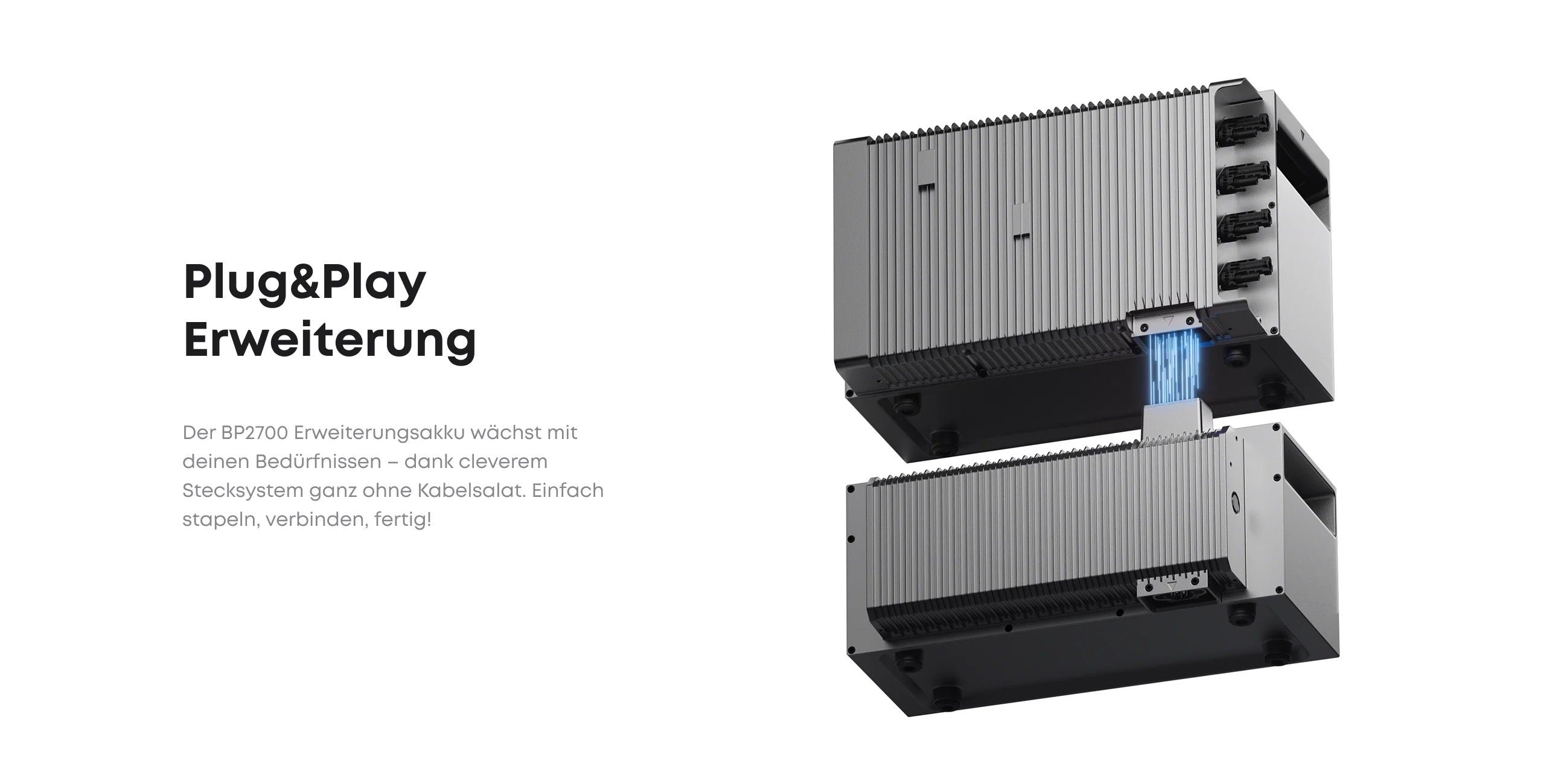 Anker SOLIX Erweiterungsakku 1x bis 5x BP2700 für Solix Solarbank 2 und 3