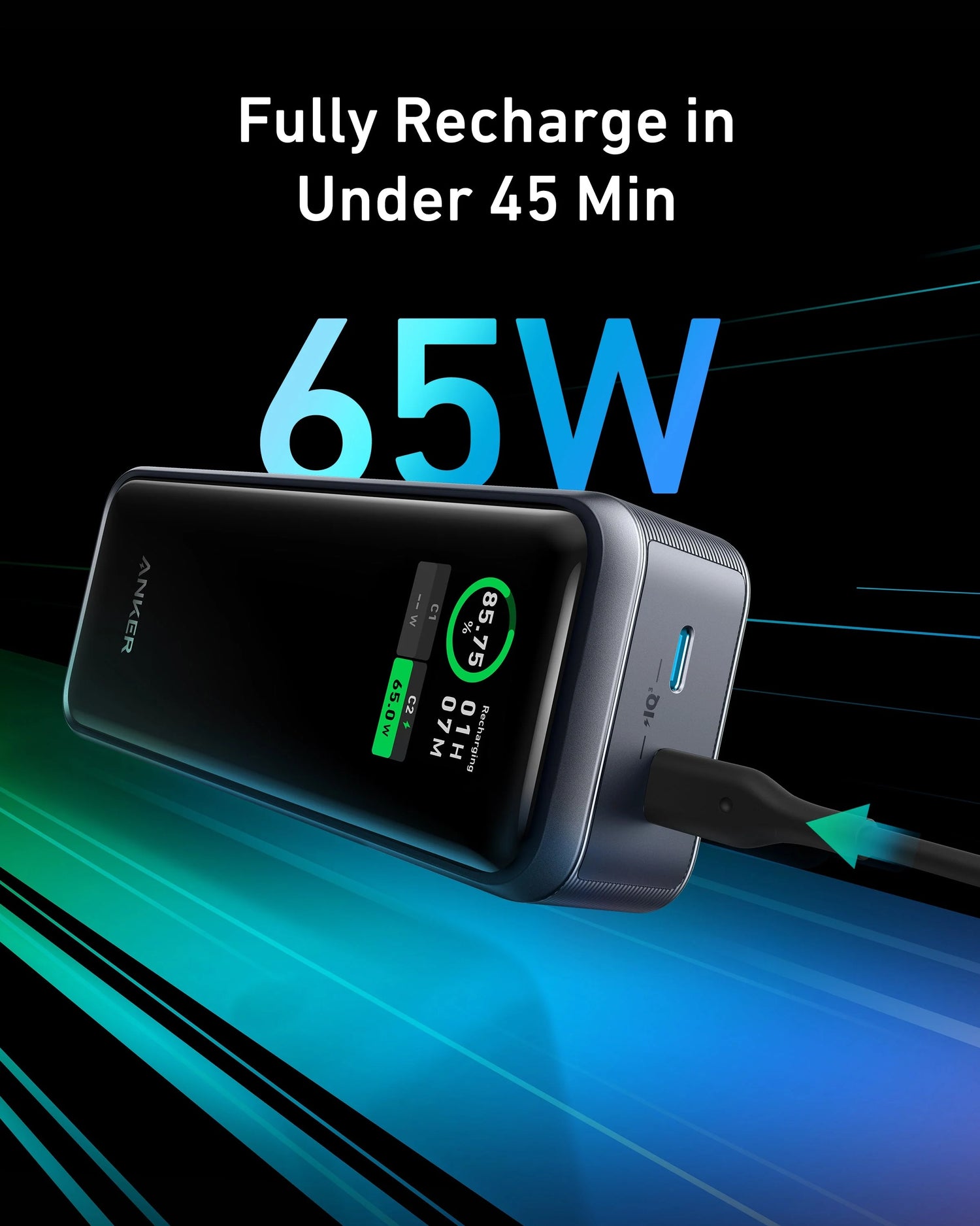 ANKER Prime Powerbank 12.000mAh (130W)