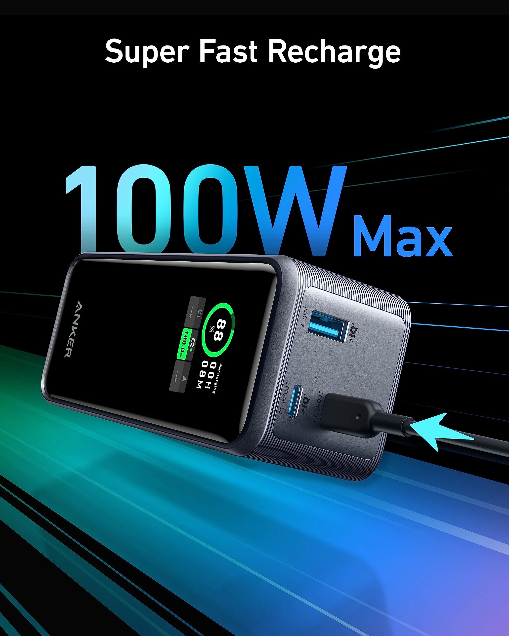 ANKER Prime Powerbank 20.000mAh (200W)