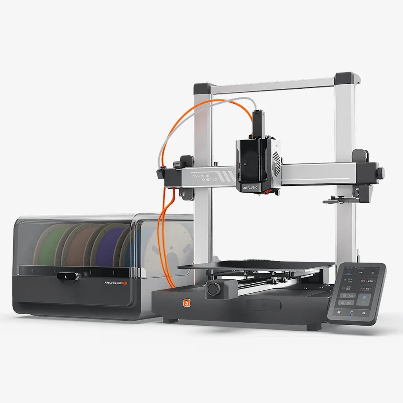 Anycubic Kobra 3 Combo 3D Drucker mehrfarbig