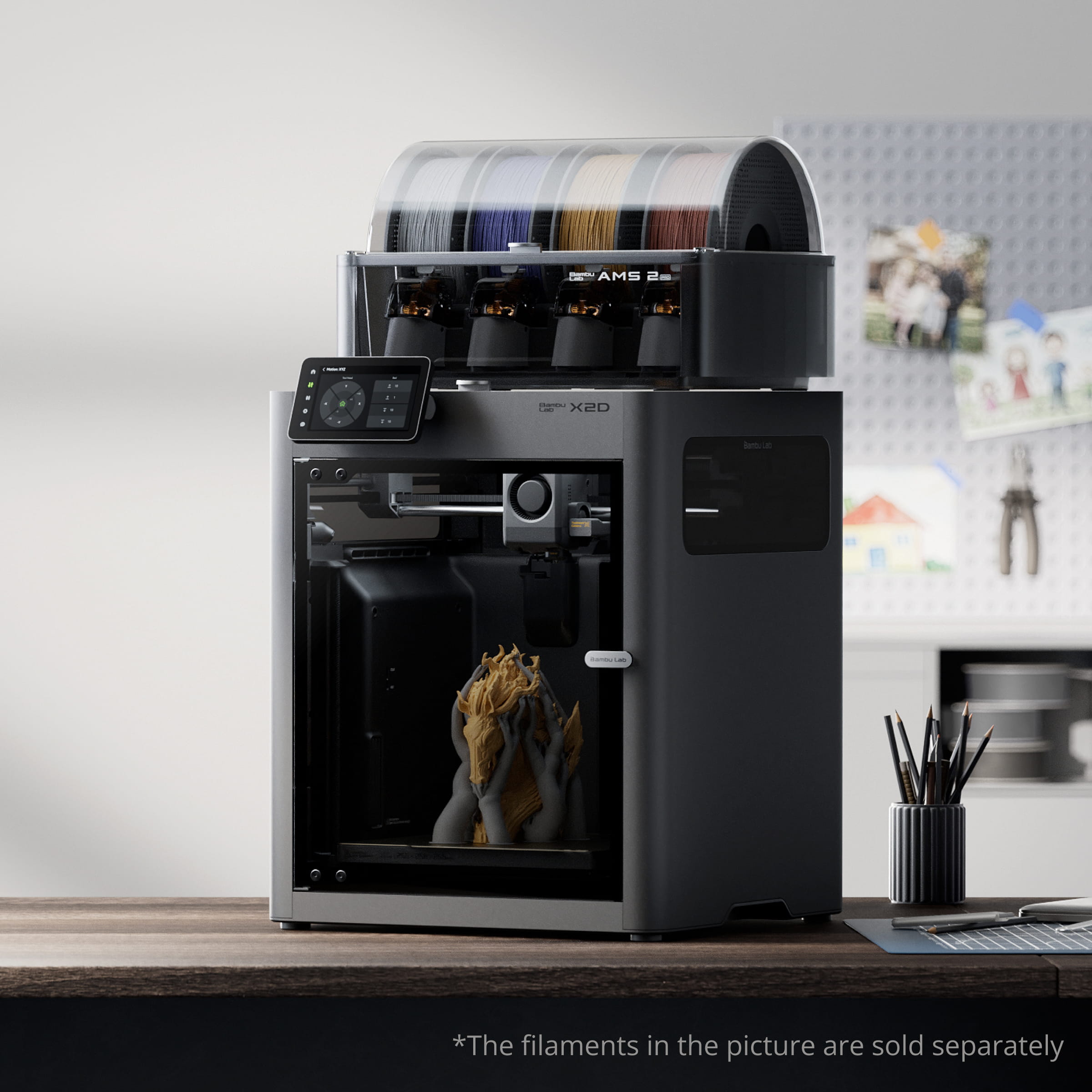 Bambu Lab X2D Combo 3D Drucker