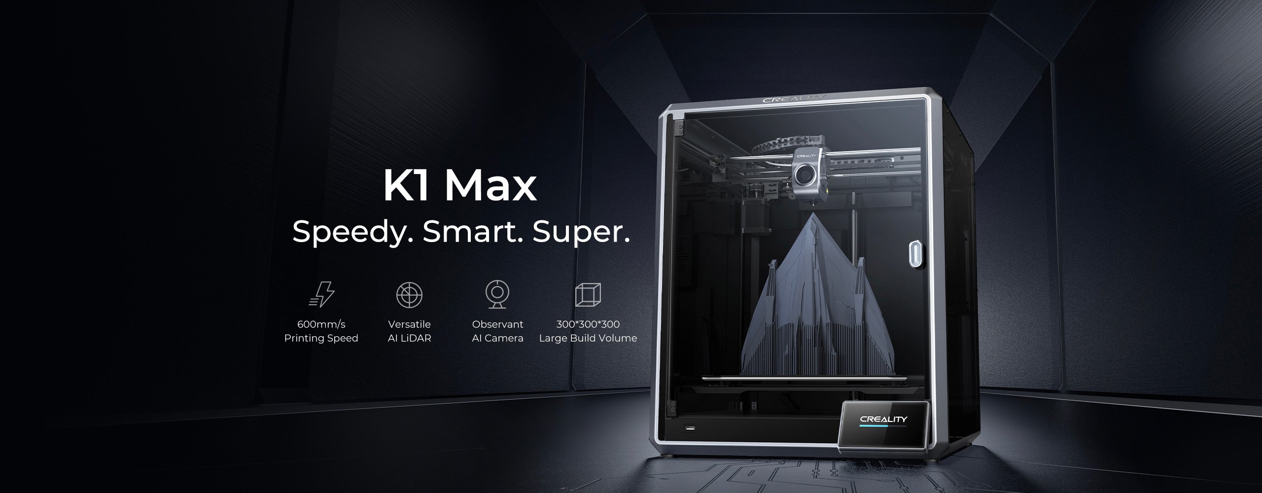 Creality K1 Max AI High-Speed 3D-Drucker B-Ware