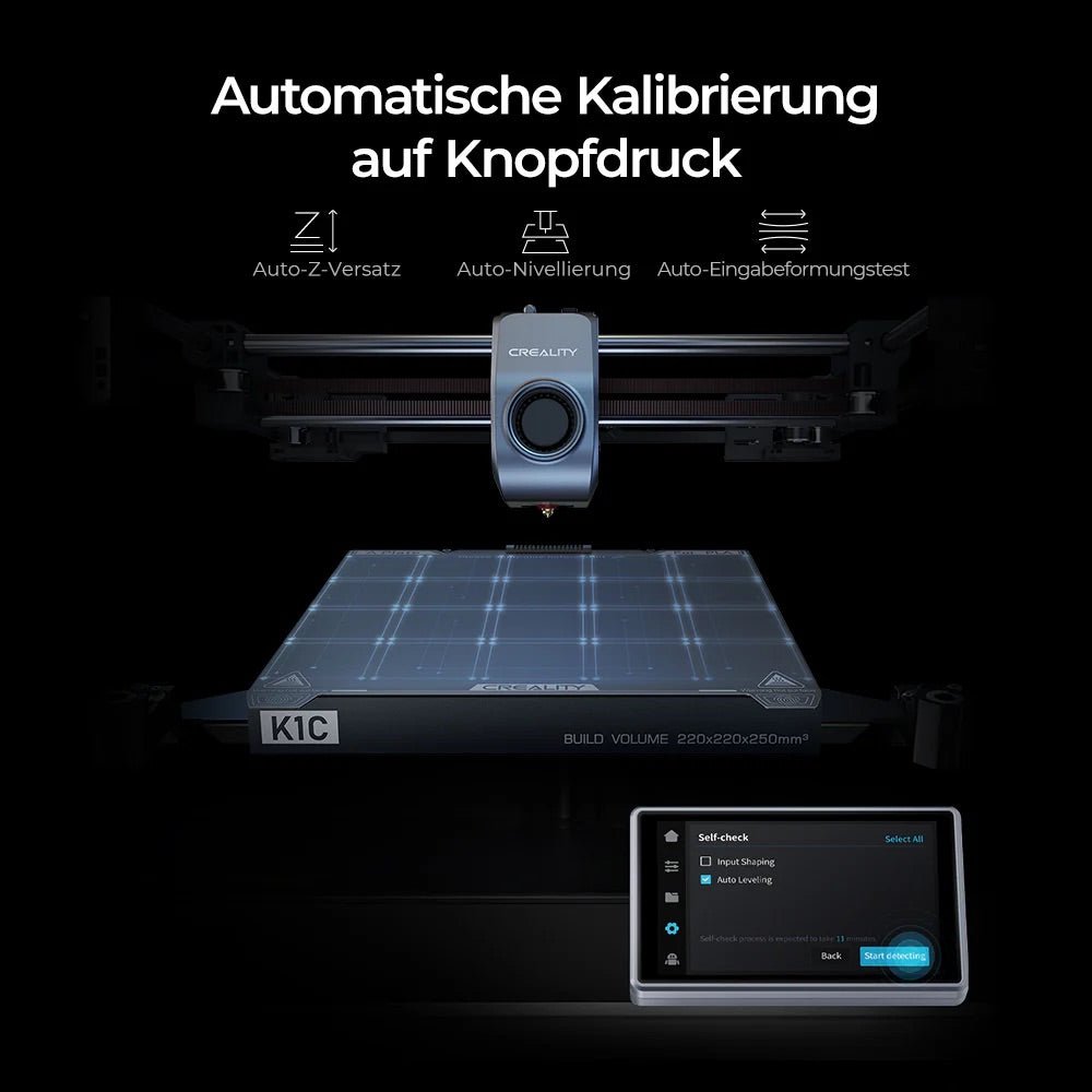 Creality Creality K1C CoreXY - 3D - Drucker – XYZ – Bild 10