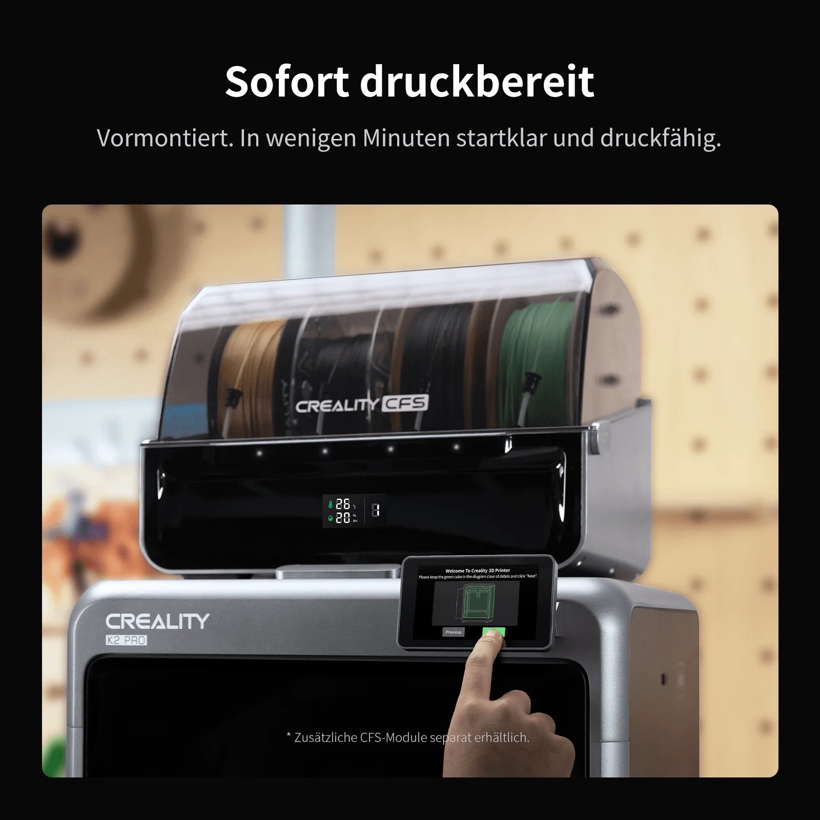Creality K2 Pro Combo mehrfarbig