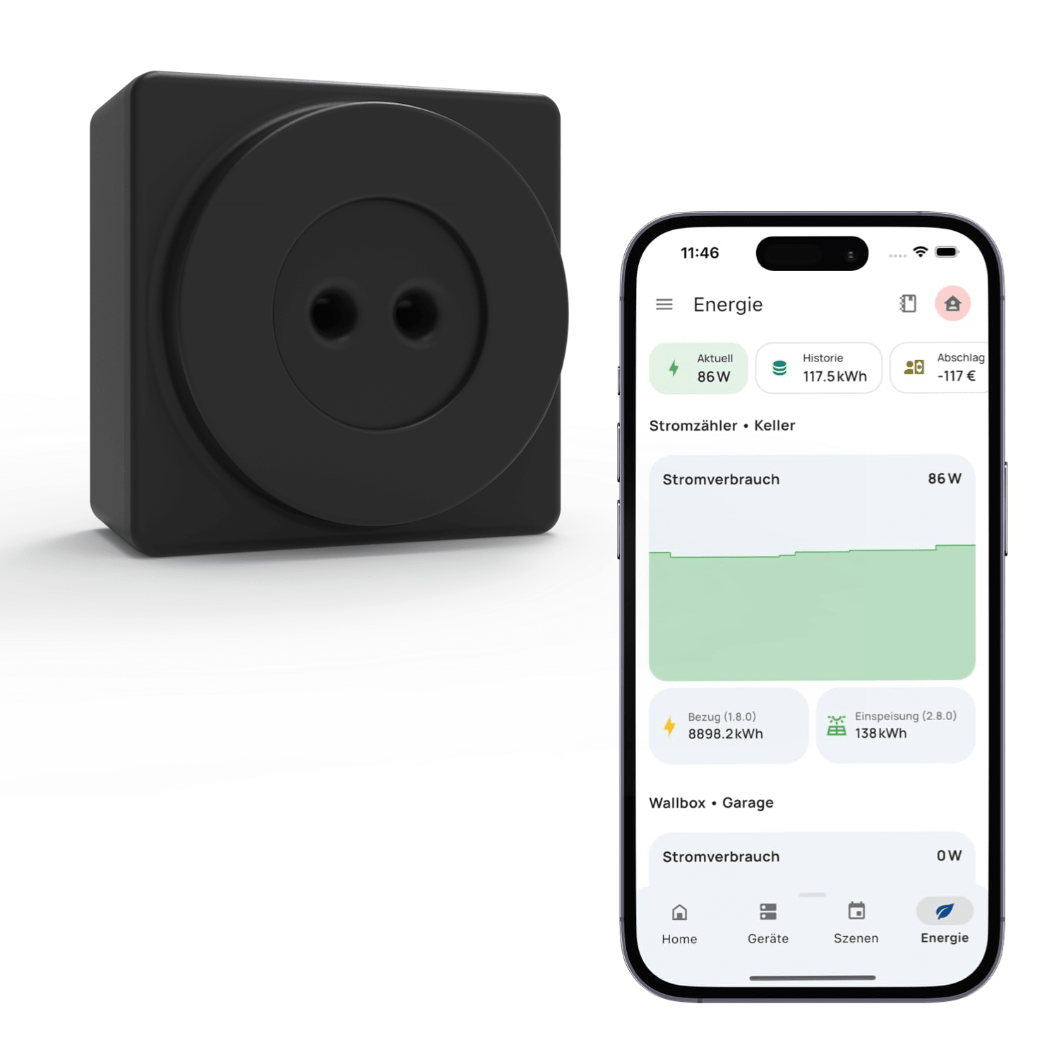 everHome everHome EcoTracker IR - Stromzähler EHZ auslesen - inkl. App B - Ware – – Bild 1