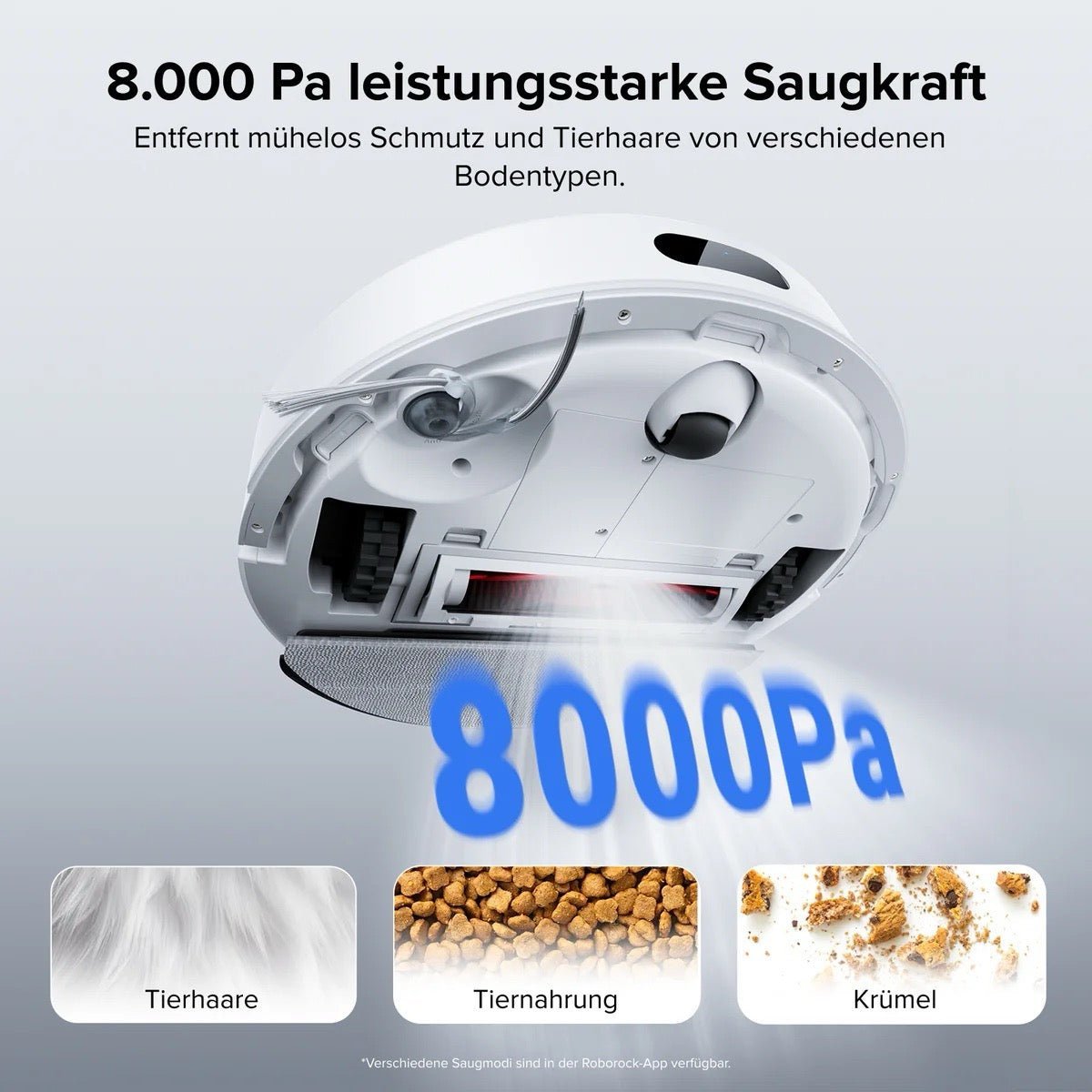 ROBOROCK Roborock Q7 L5 Saugroboter, Dual Anti - Tangle System weiß – Saugroboter – Bild 3