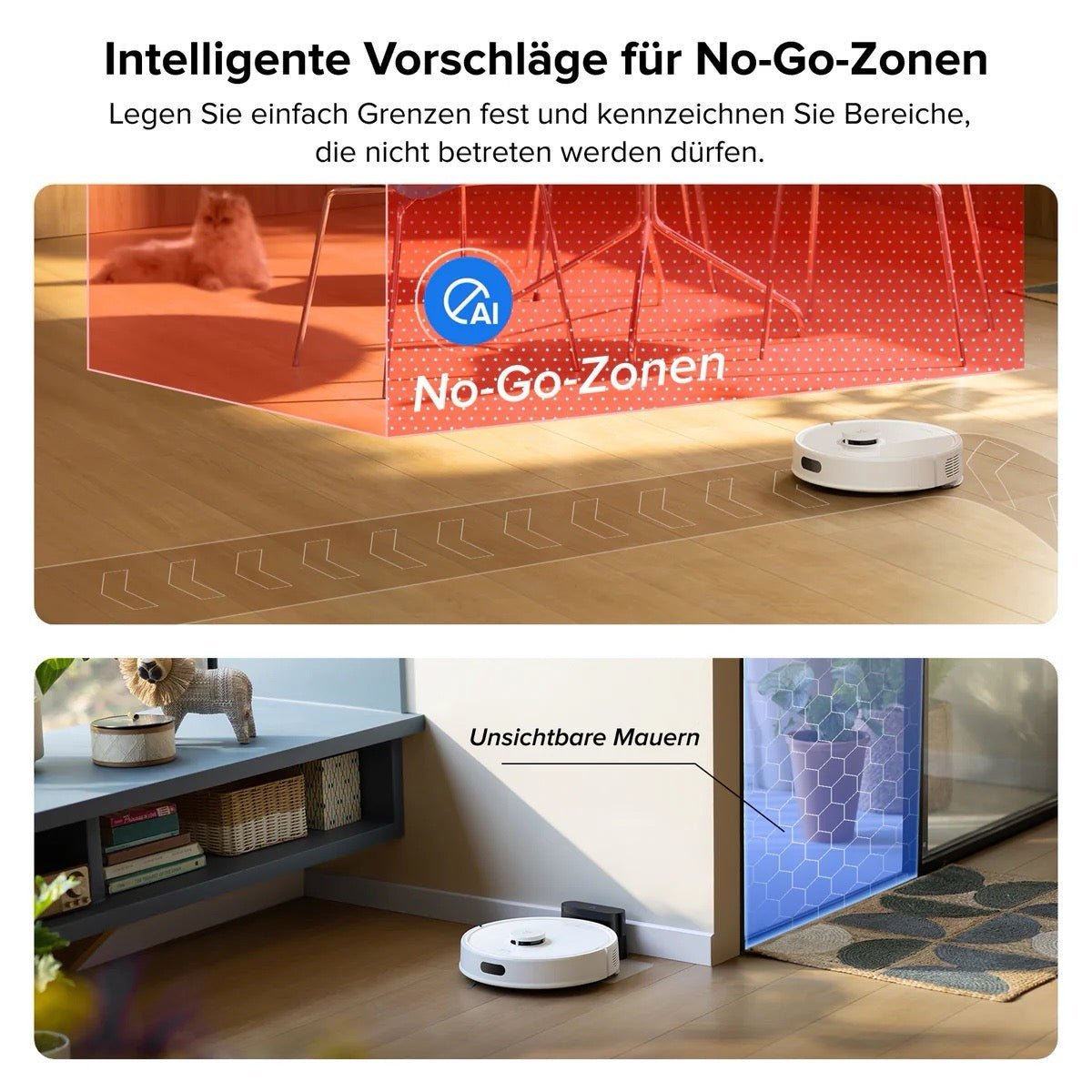 ROBOROCK Roborock Q7 L5 Saugroboter, Dual Anti - Tangle System weiß – Saugroboter – Bild 8