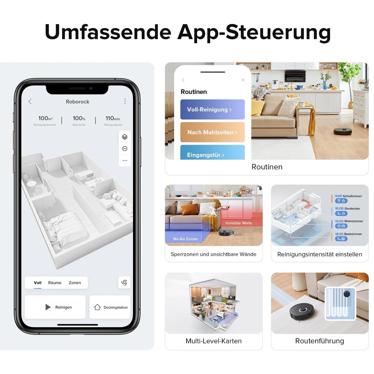 Roborock Q7 Max Saugroboter und Wischmopp