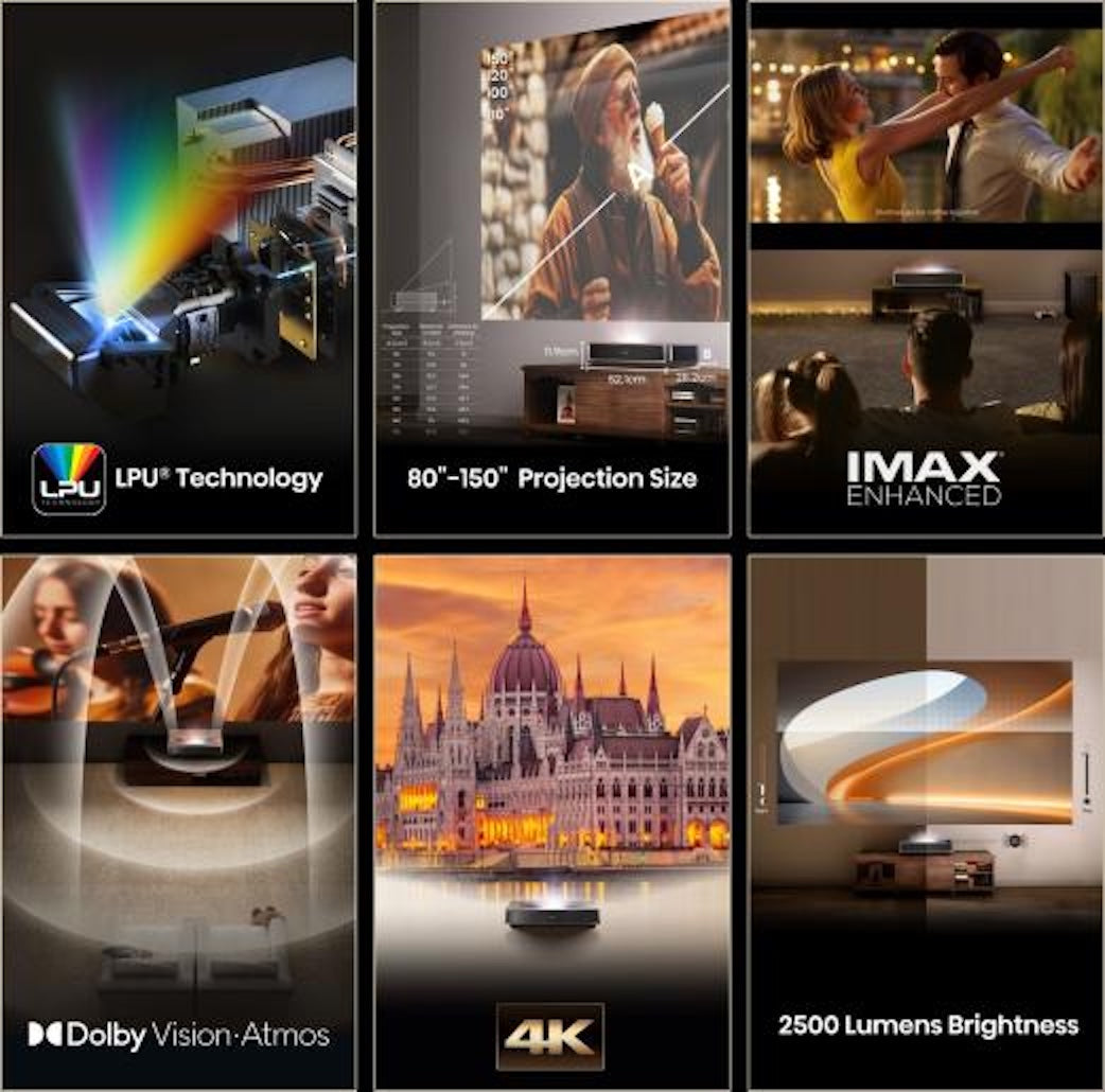 Hisense PT1 4K Smart Laser Cinema Ultra HD B-Ware