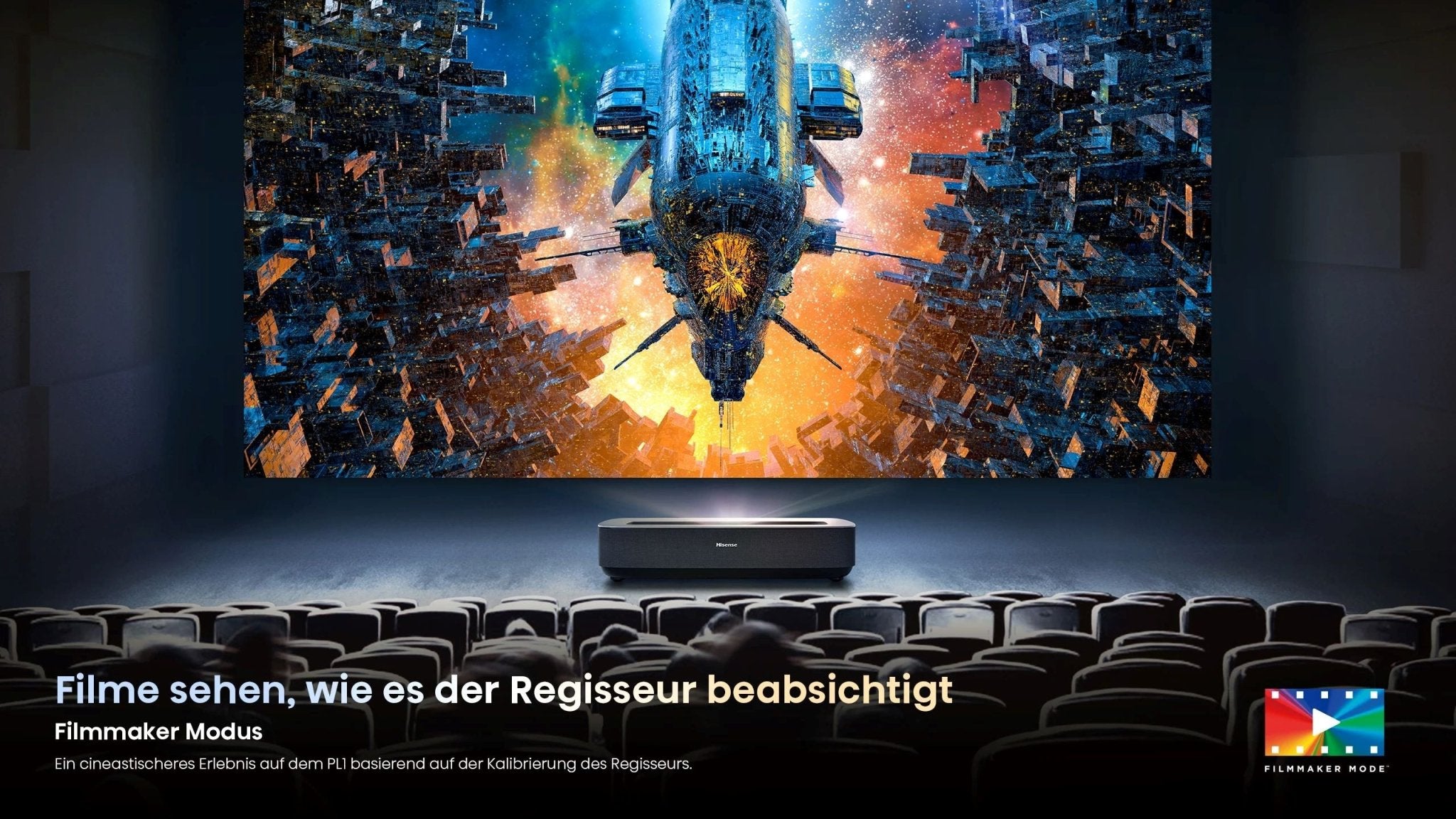 Hisense Hisense PL1 Laser TV Ultrakurzdistanz - Beamer – Laser TV – Bild 11