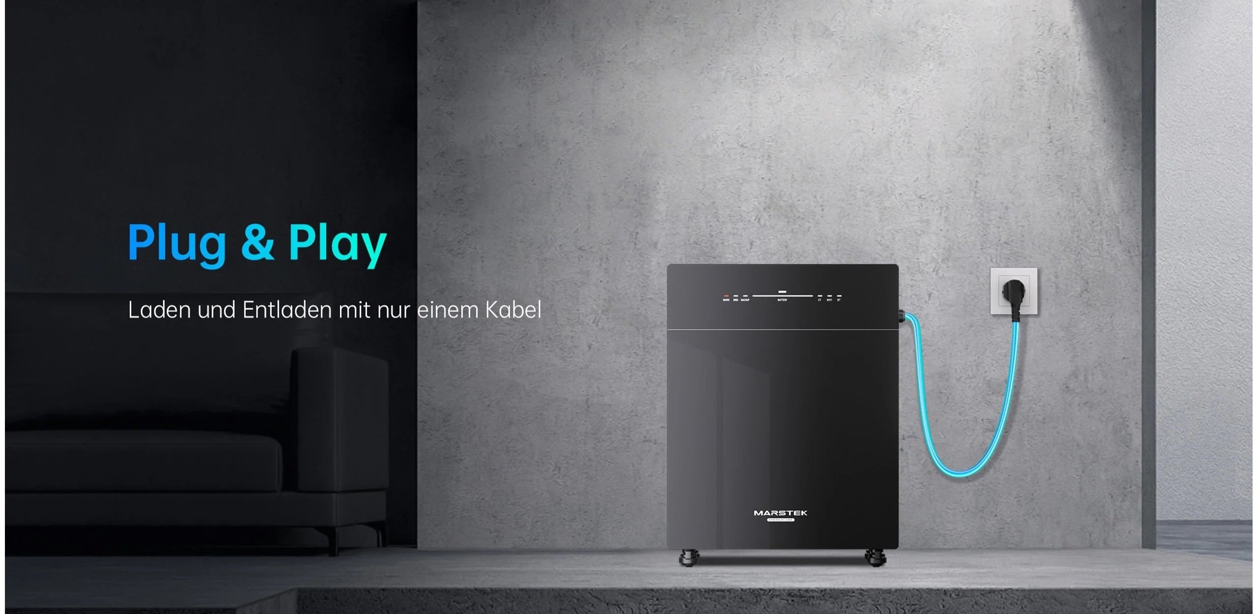 Marstek VENUS E 2.0 5,12 kWh AC-gekoppelter AIO Solarspeicher On/Offgrid