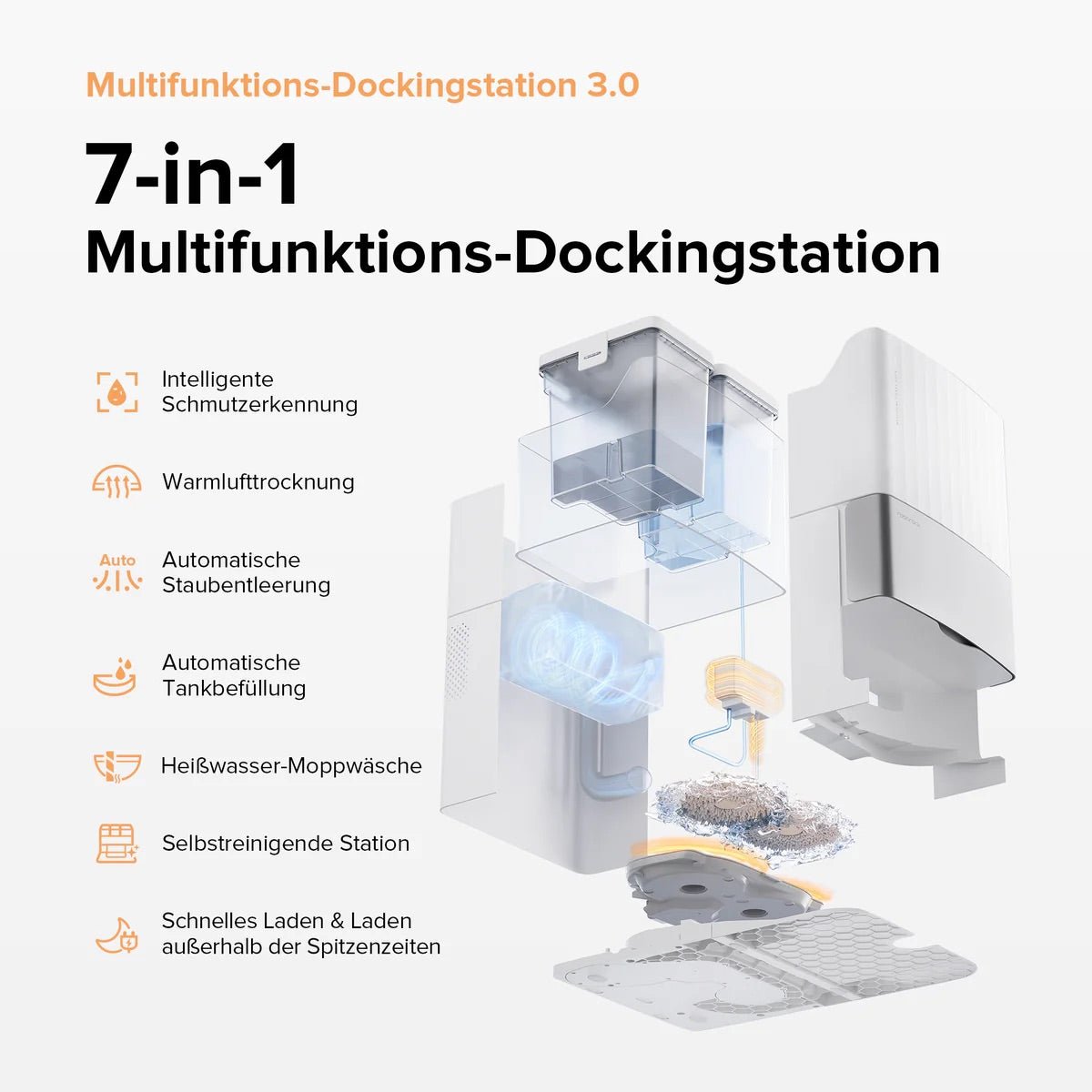 ROBOROCK Roborock Qrevo Master Saugroboter mit Multifunktions - Dockingstation 3.0 – Saugroboter – Bild 4
