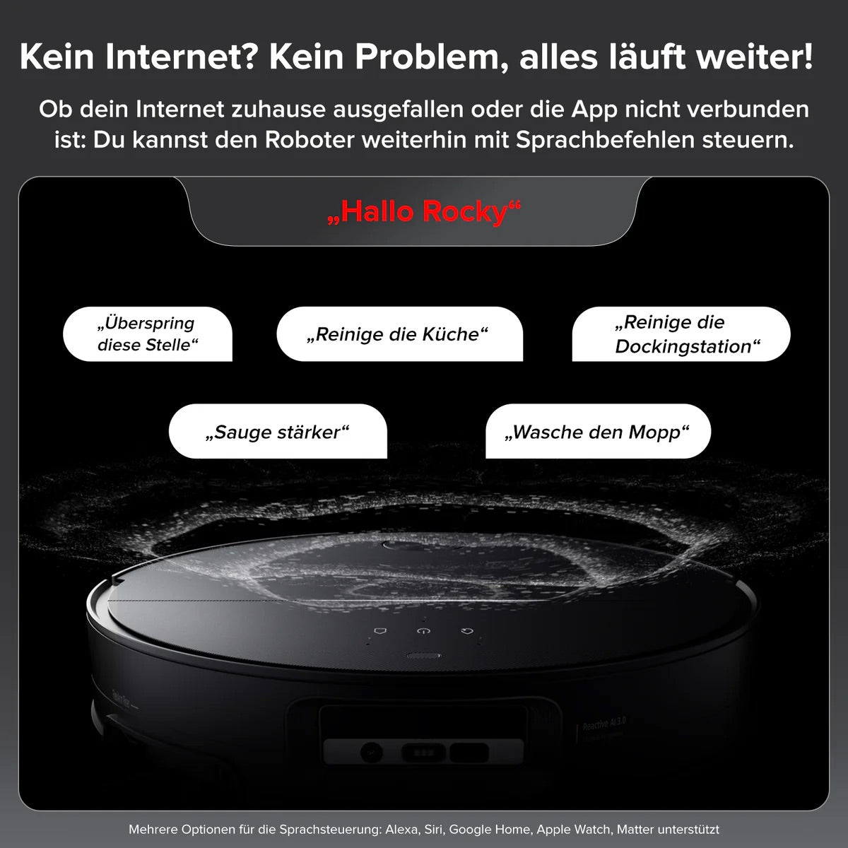 Roborock Saros 10 Saugroboter mit Dual Anti-Tangle System und Dock