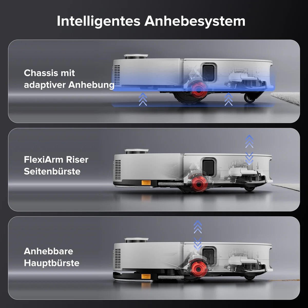 ROBOROCK Roborock Saros 10 Saugroboter mit Dual Anti - Tangle System und Dock – Saugroboter – Bild 16