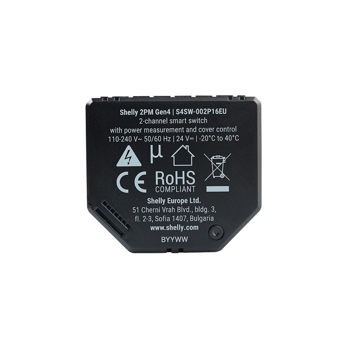 Shelly 2PM Gen4 - 2-Kanal-Smart-Relays