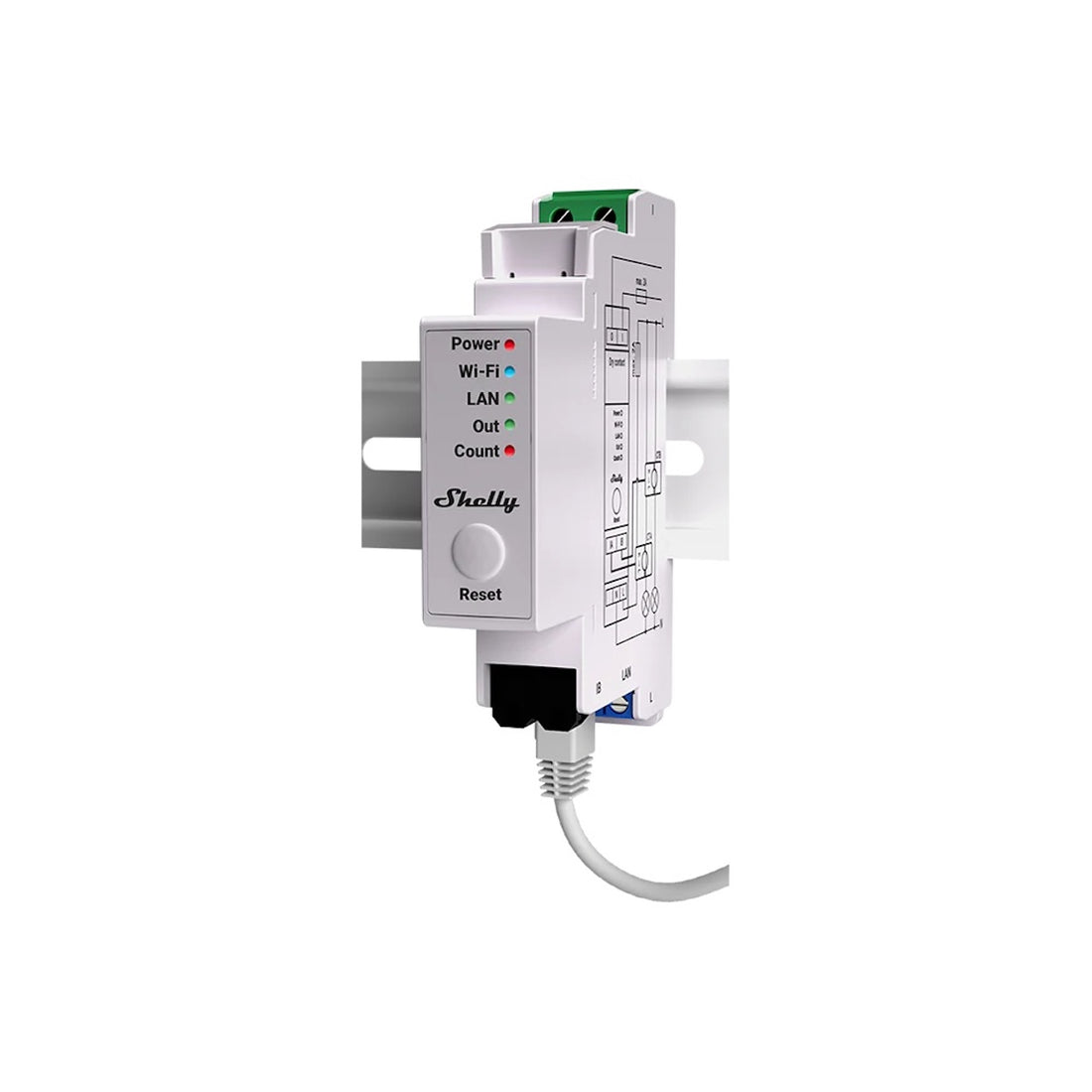 Shelly Pro EM 50A LAN-WLAN 1-Phasen Energiemesser