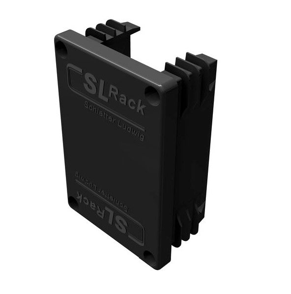 SL Rack Kunststoff-Endkappe Rail 40 Schwarz 94660-05