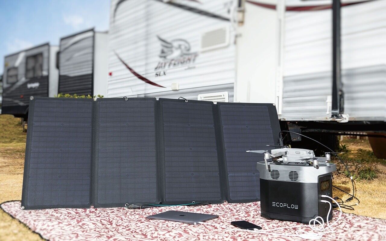 ECOFLOW EUROPE S.R.O. EcoFlow 160W Portables Solarpanel B - Ware – Solarpanel – Bild 9