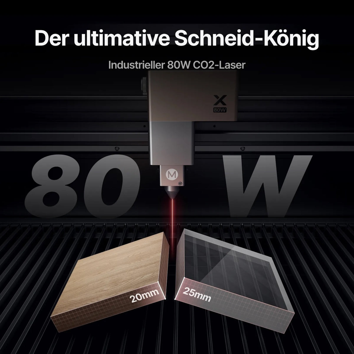 xTool P3 80W CO2-Laserschneider mit intelligenter Automatisierung