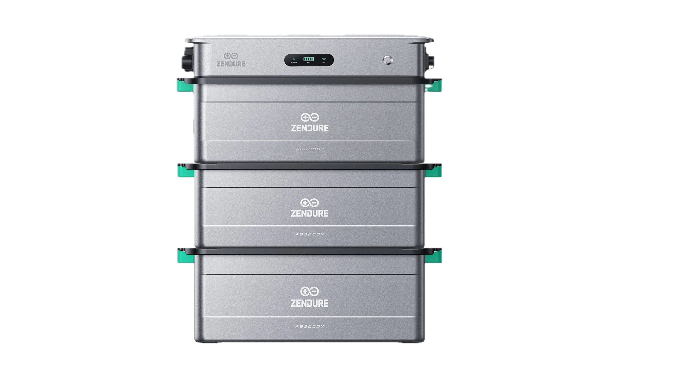Zendure SolarFlow 2400 AC Wechselrichter mit 1-6 AB3000X Zusatzbatterien