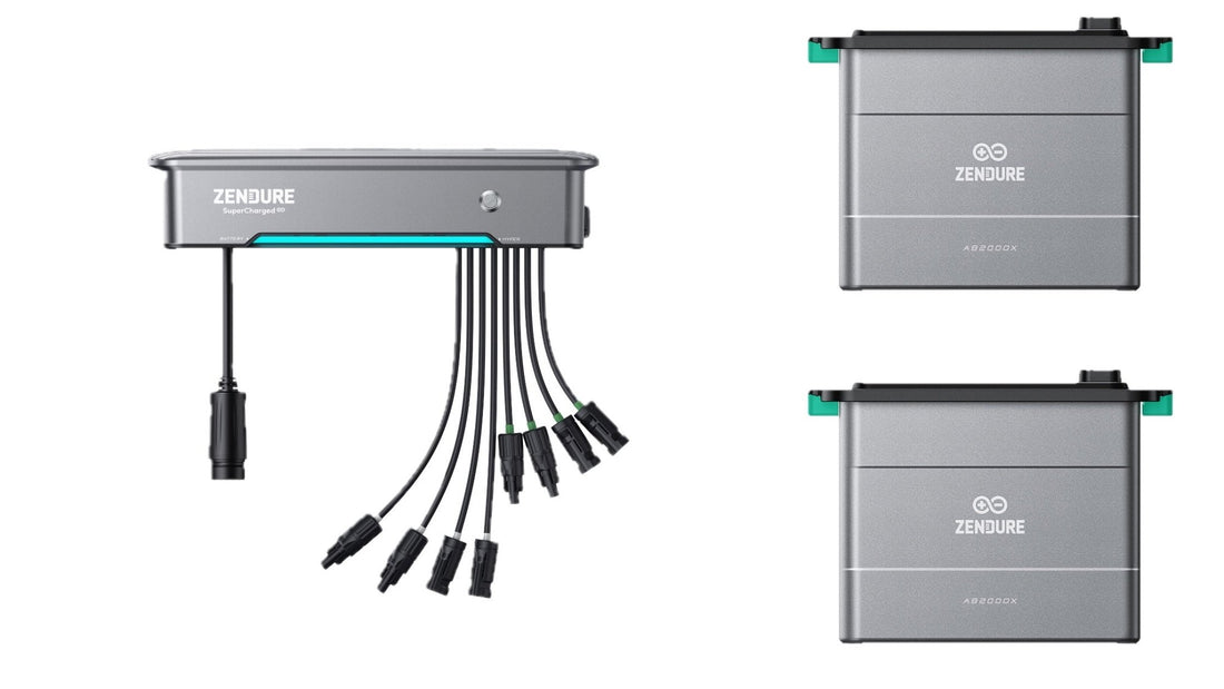 Zendure Zendure SolarFlow Bundle Hybrid Inverter Hyper 2000 + Zusatzbatterie AB2000X – Akku – Bild 2