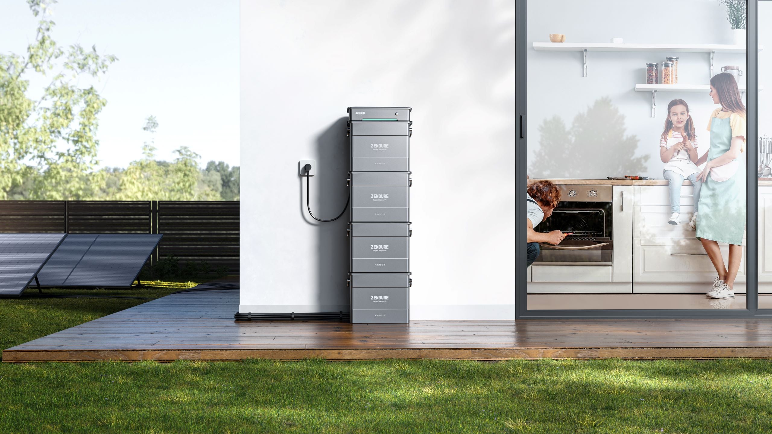Zendure SolarFlow Bundle Hybrid Inverter Hyper 2000 + Zusatzbatterie AB2000X