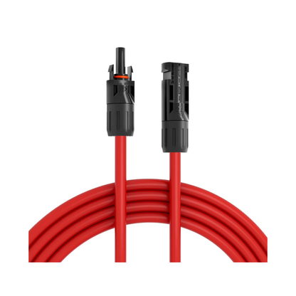 hb-digital Solarkabel Verlängerungskabel MC4-Kompatibel 6mm² 8 AWG Rot/Schwarz