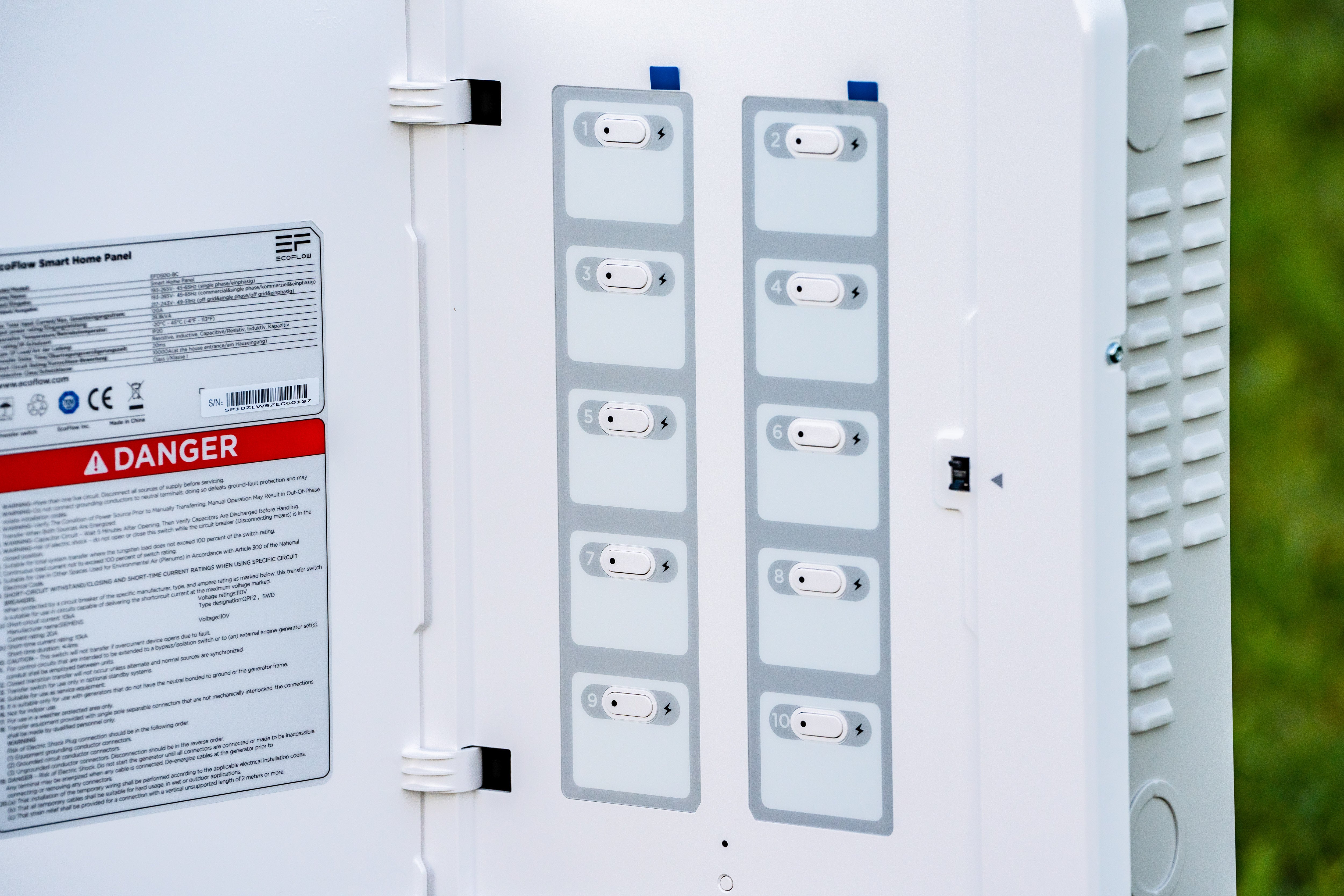 EcoFlow Smart Home Panel Combo with relay modules
