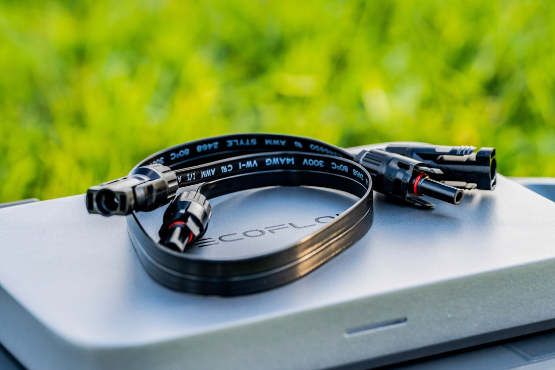 EcoFlow Superflaches MC4-Kompatibles Kabel Fensterdurchführung