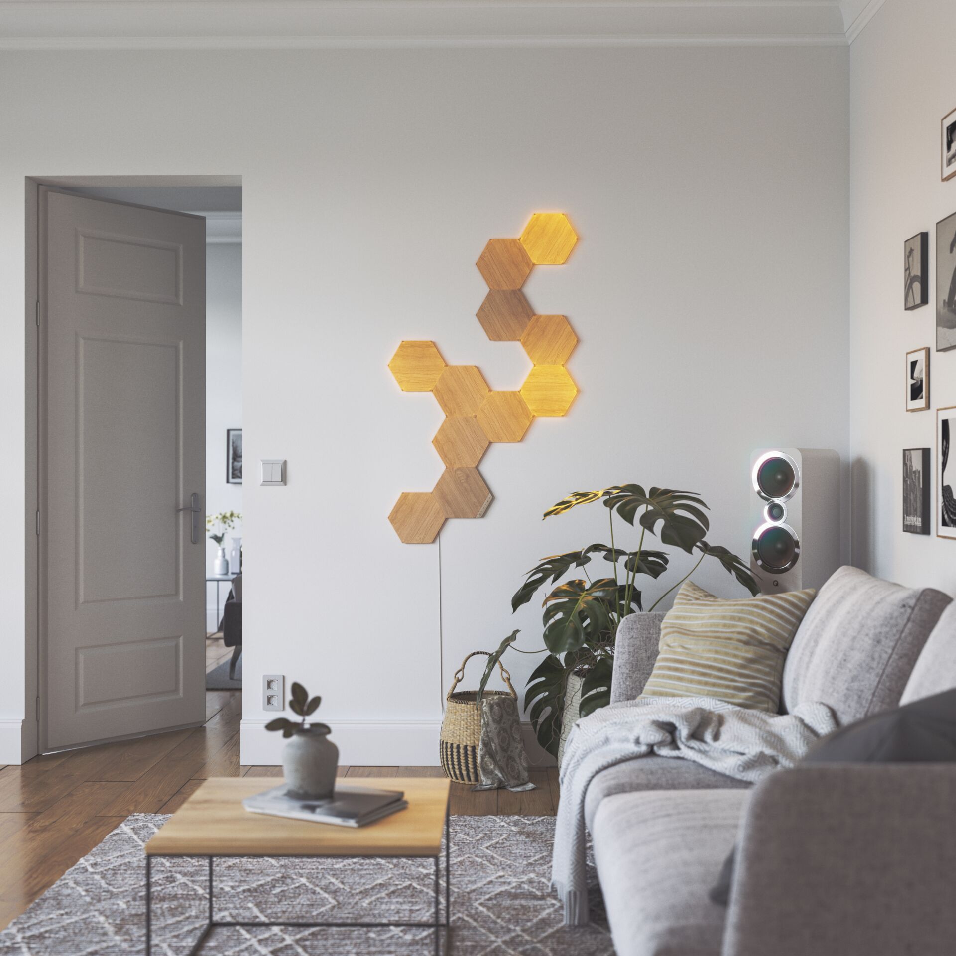 Nanoleaf Nanoleaf Elements Hexagon Wood – Lichtpanele – Bild 13