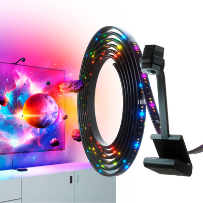 Miroir d'écran Nanoleaf 4D + kit de bandes lumineuses