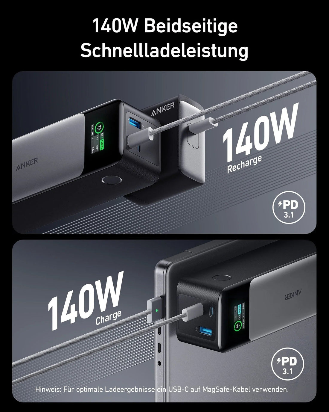 ANKER 737 PowerBank 140W B-Ware