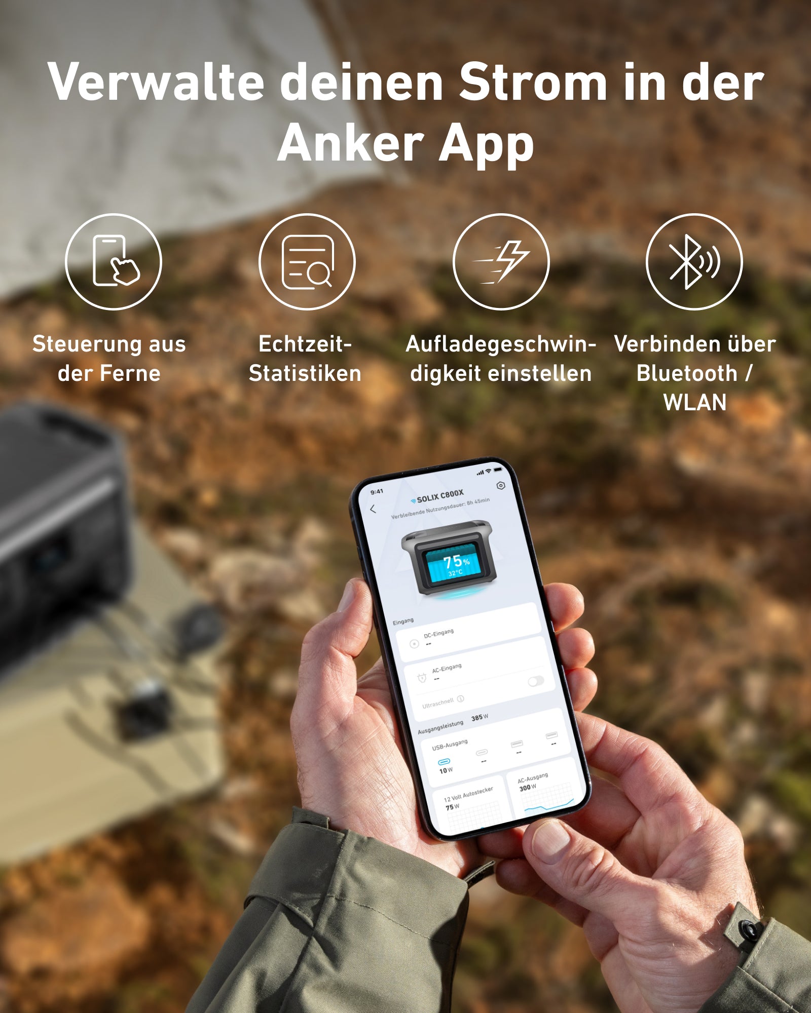 Anker SOLIX C800X power station