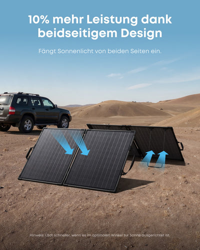 Anker SOLIX PS100 Gen. 2 Bifaziales tragbares Solarpanel 100W
