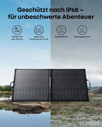 Anker SOLIX PS200 Gen. 2 Bifaziales tragbares Solarpanel 200W