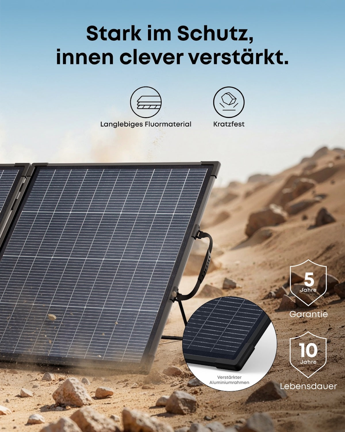Anker SOLIX PS200 Gen. 2 Bifaziales tragbares Solarpanel 200W