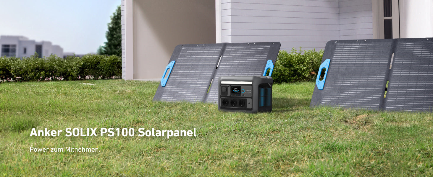 Anker SOLIX PS100 Solar Panel klappbar (100W) - upgrade von 625