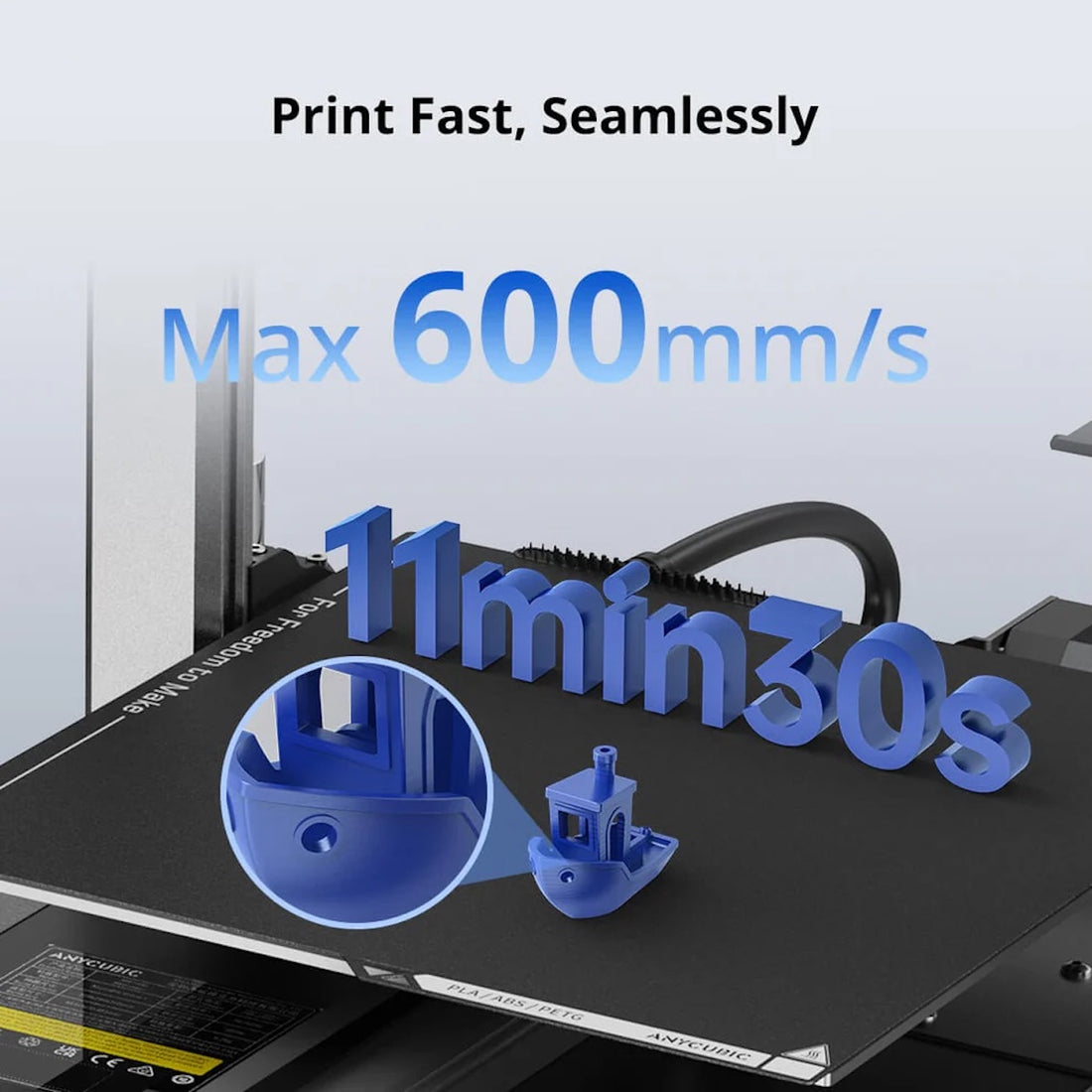 Anycubic Kobra 3 Combo 3D Drucker mehrfarbig