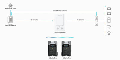 EcoFlow Smart Home Panel Combo with relay modules