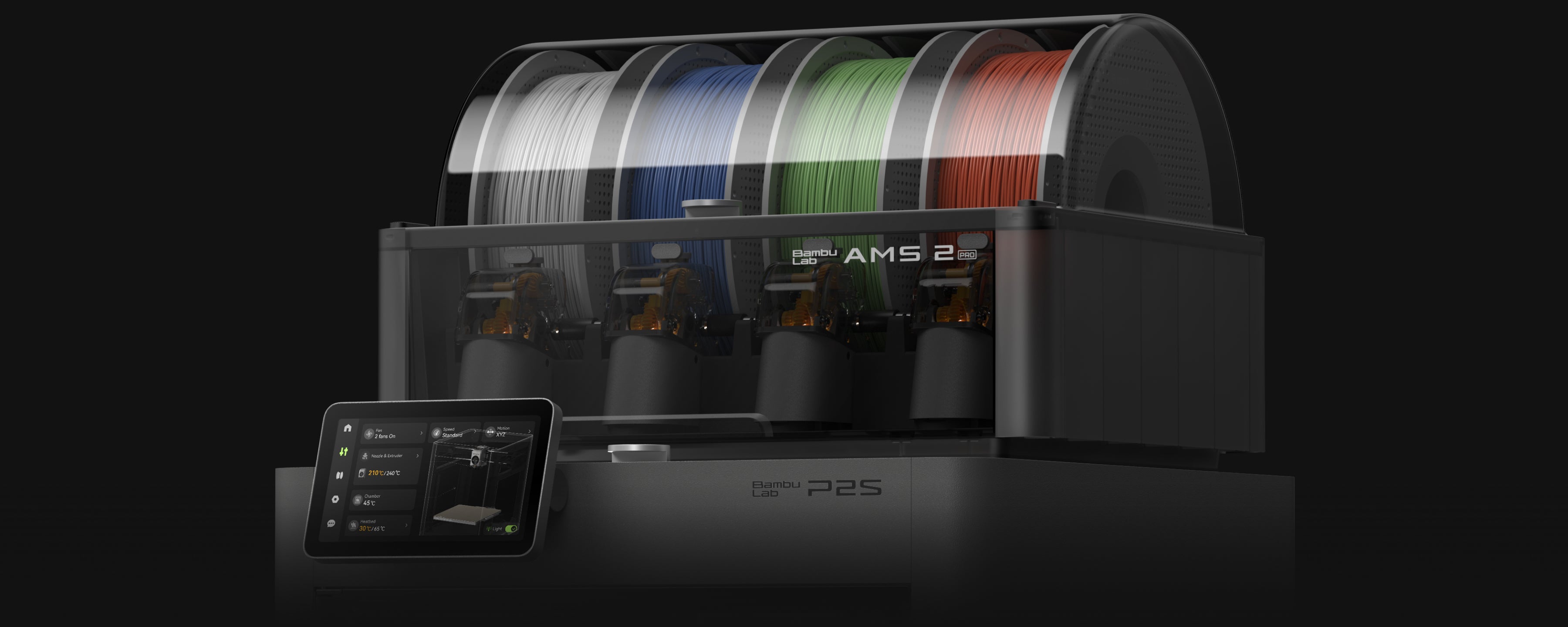Bambu Lab P2S Combo 3D Drucker & AMS 2 Pro