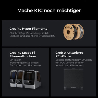 Creality Creality K1C CoreXY - 3D - Drucker – XYZ – Bild 6