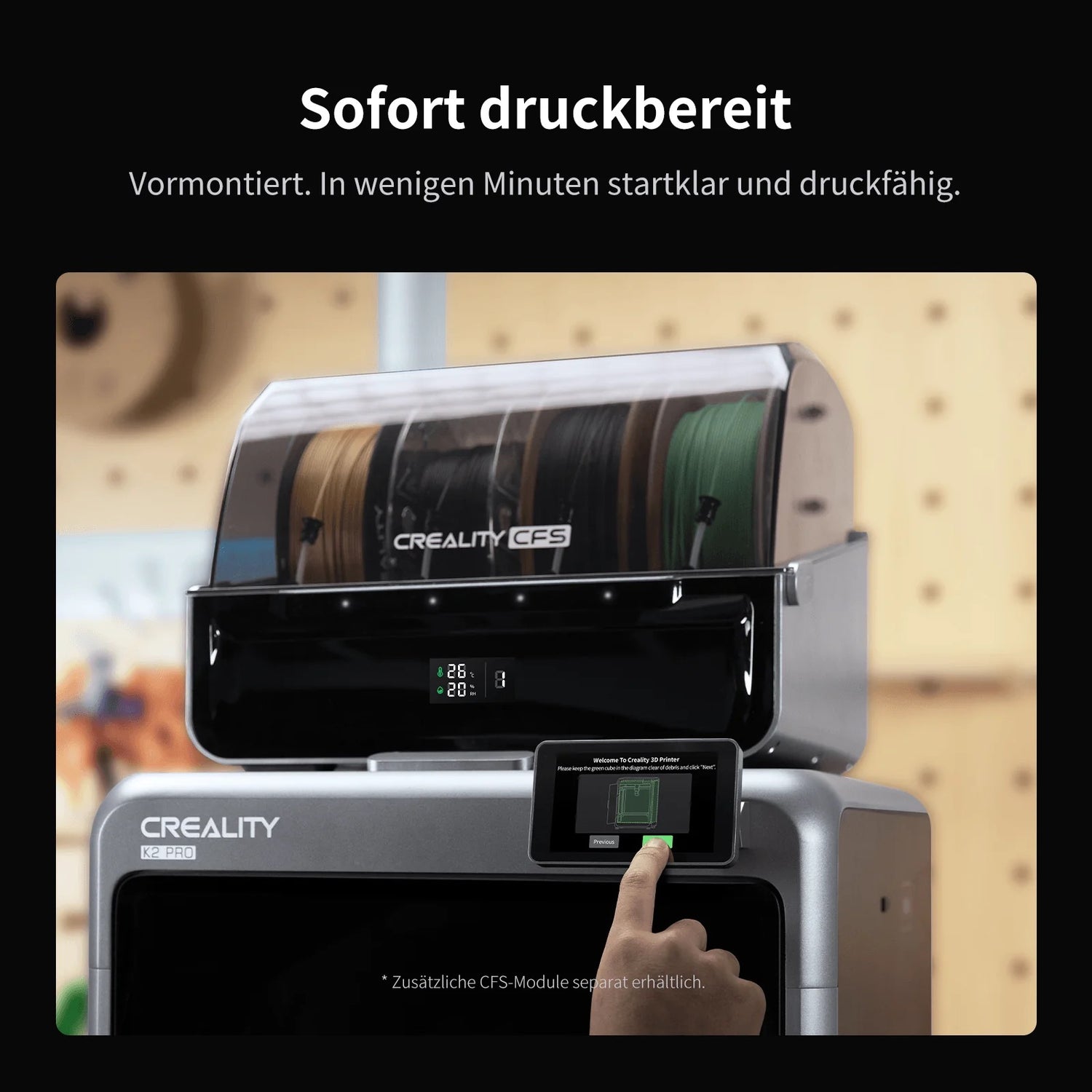 Creality K2 Pro Combo mehrfarbig